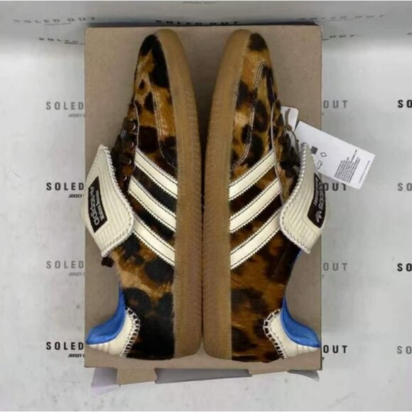 New Adidas x Wales Bonner Samba Pony Leopard Print Women's - Picture 5 of 7